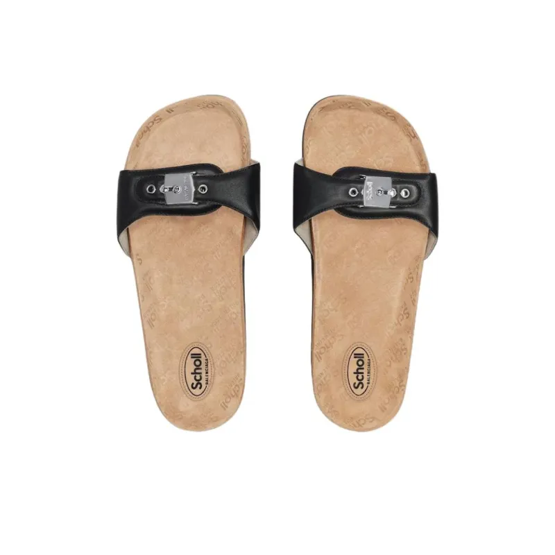 Scholl x Balenciaga Slip Resistant Slide Slippers Women's Black-3