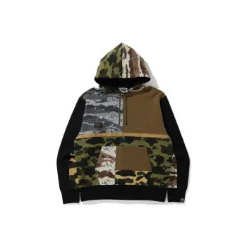 A BATHING APE Crazy Camo Relaxed Pullover Hoodie