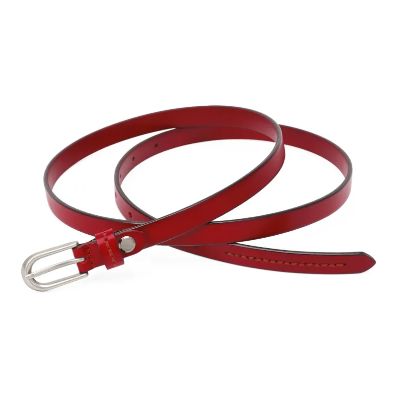 CATELLES Top Grain Cow Leather Belts Women's 1.3cm-9