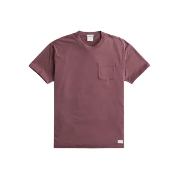 Hollister T Shirt Men's Dark Purple Red