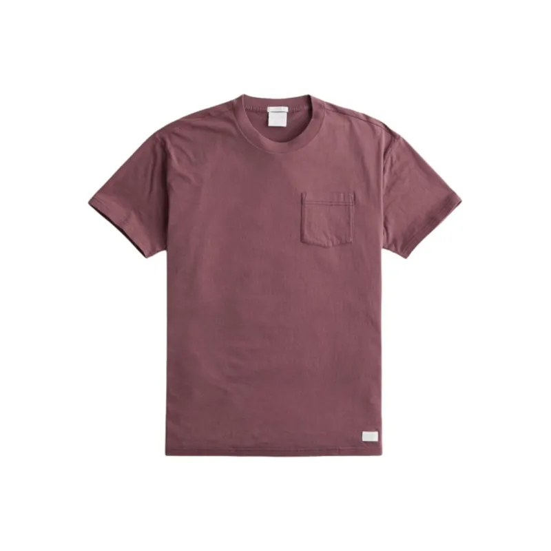 Hollister T-Shirt Men's Dark Purple Red-0