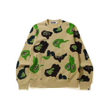 A BATHING APE Def Camo Crewneck