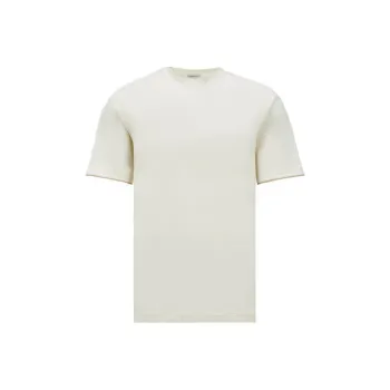 Moncler Logo Embroidered Crewneck T Shirt