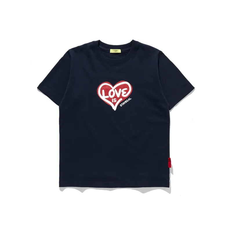 STAYREAL Crew Neck Short-Sleeved T-Shirts Unisex-2