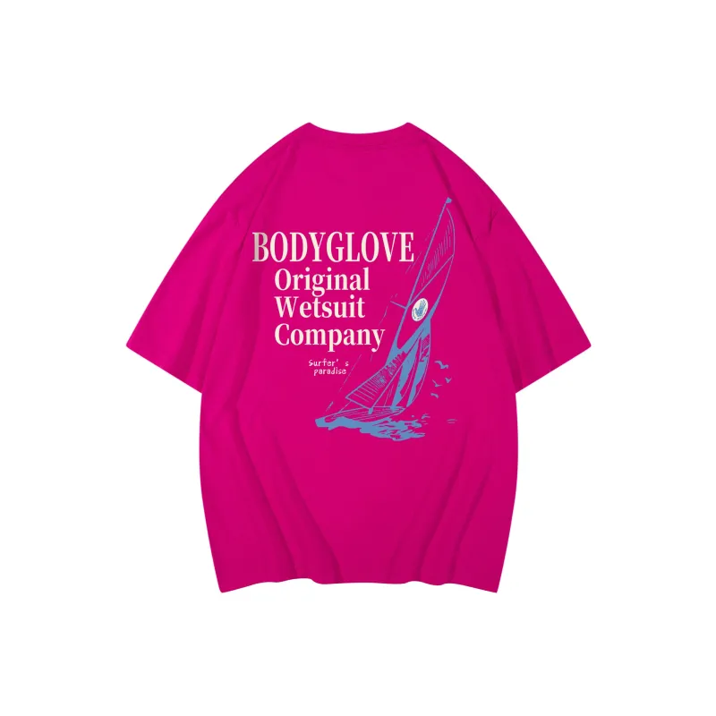 BODY GLOVE Drop Shoulder Sleeve T Shirt Unisex-12