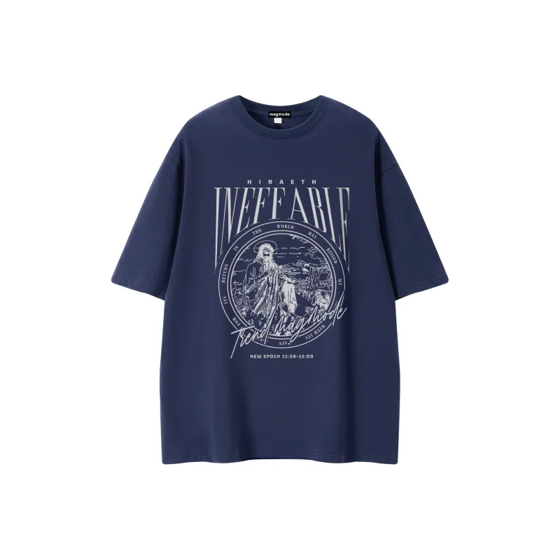Magmode T-Shirt Unisex Navy Blue-0