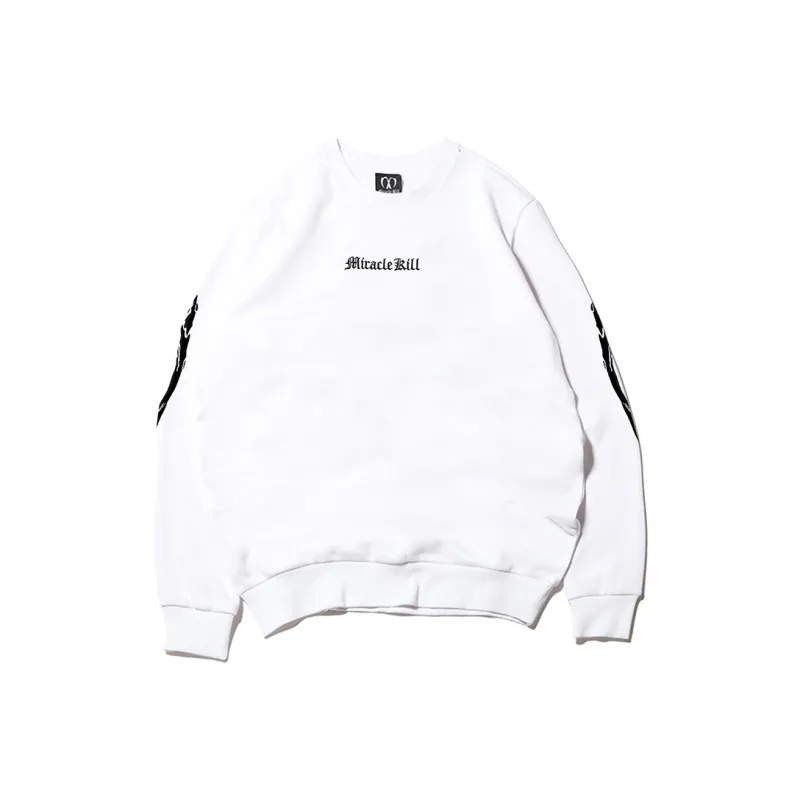 MIRACLE KILL Crew Neck Loose Fit Regular Sweatshirt Unisex-0