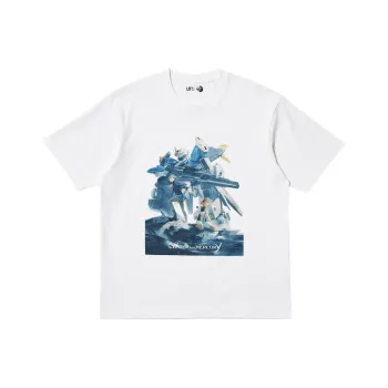 UNIQLO x JIDONGZHANSHIGAODA 45ZHOUNIAN,LIANMINGKUAN SS25 T Shirt Unisex White