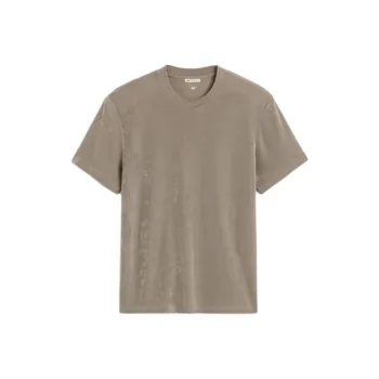 AMIPARIS Rib Jersey Short Sleeve T Shirt