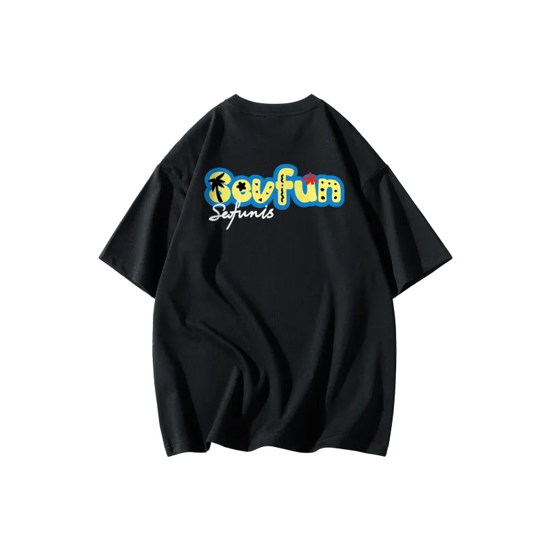 7 SEVFUN T Shirt Unisex Misty Blue-8