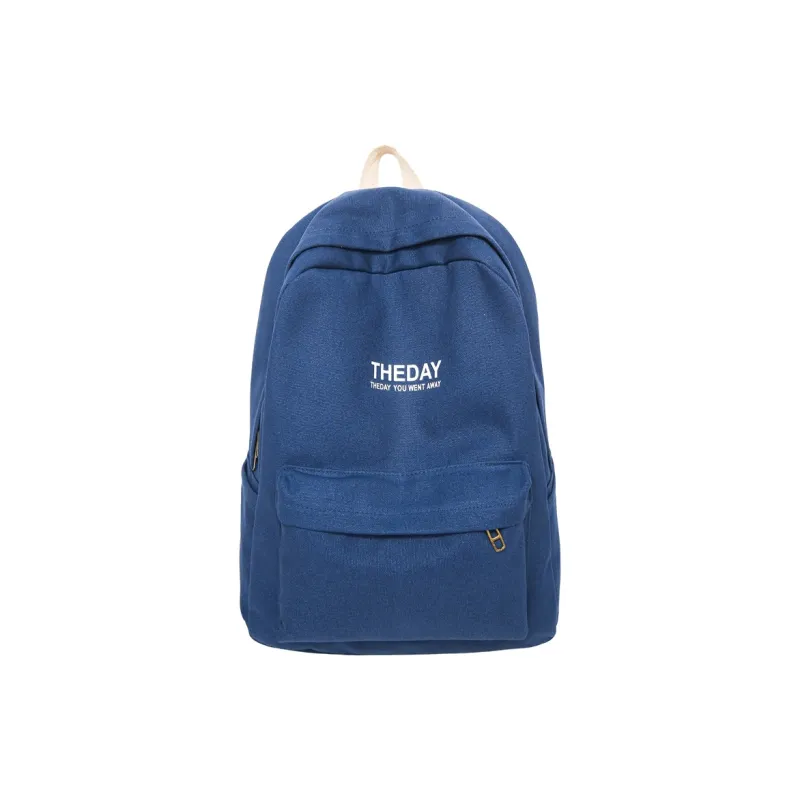 GEERDUN Canvas Backpack Regular Unisex Black/Pink/Khaki/Blue-10