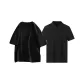 2 Pack (Black Short-Sleeved+Pure Black Polo)