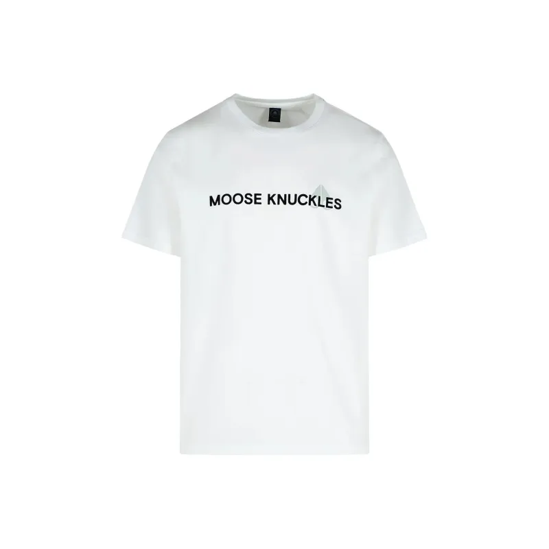 Moose Knuckles Logo print T Shirt-0