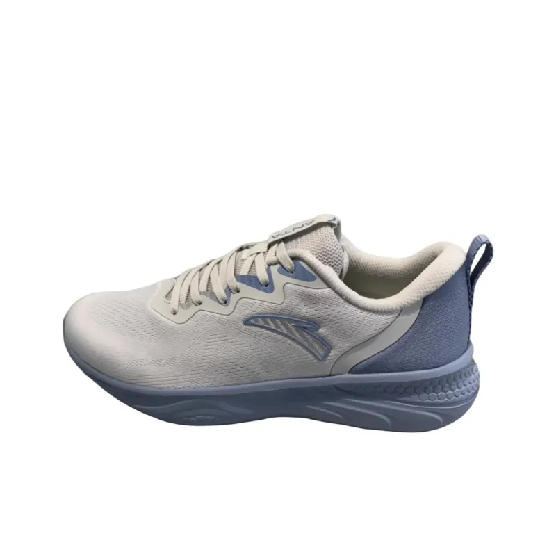 Anta Variety Training Collection Abrasion Resistant Slip Resistant Low Top Casual Running Shoes Men's White Blue-0
