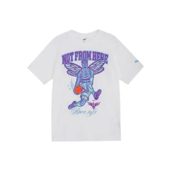 PUMA Drop Shoulder Sleeve T Shirt Men's White