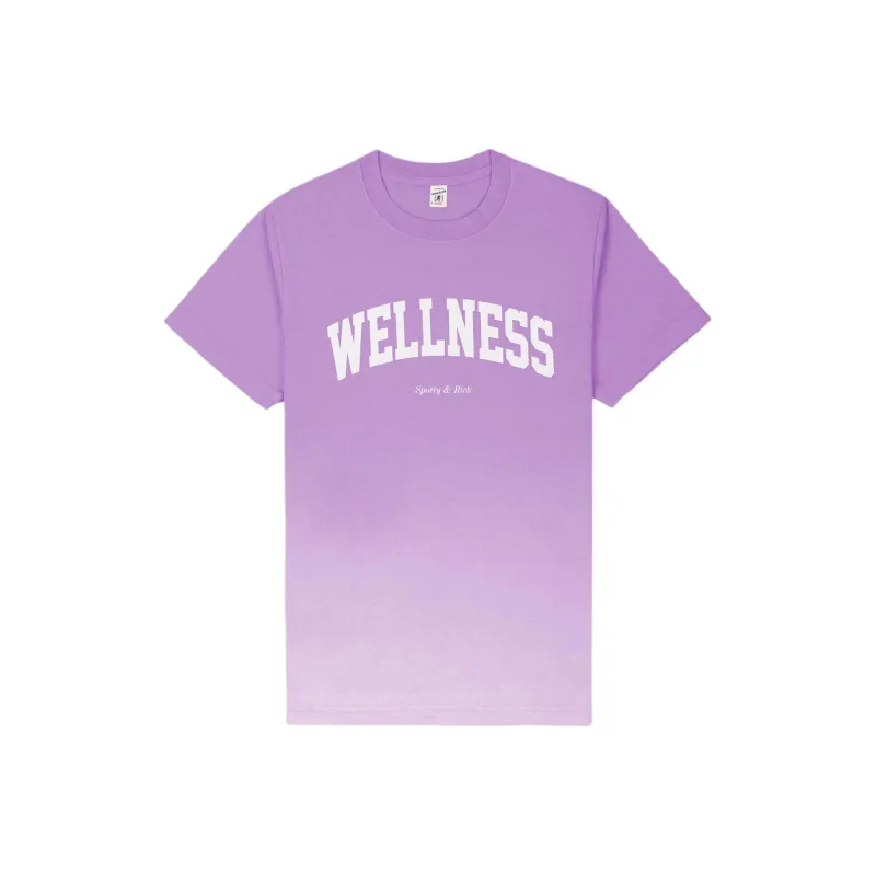 SPORTY & RICH Wellness Ivy T Shirt Dip Dye-0