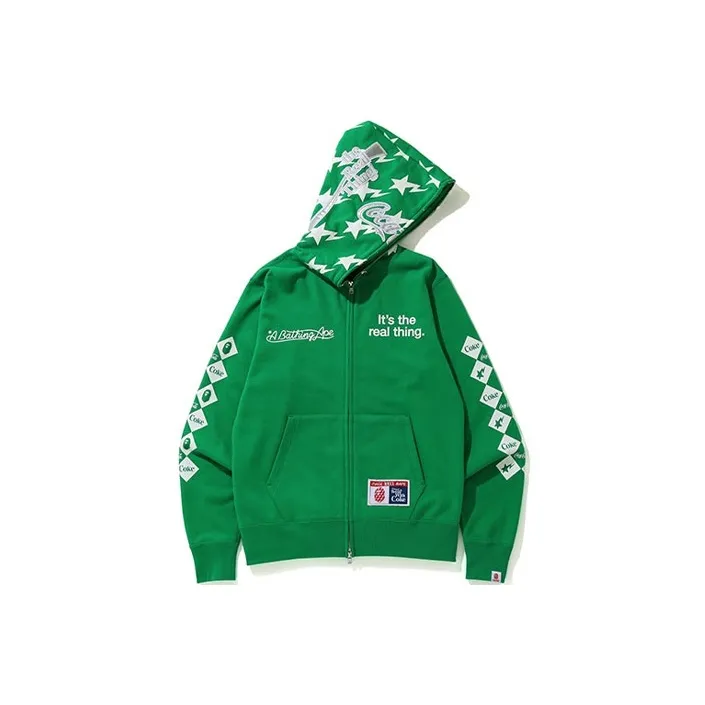 A BATHING APE X Coca Cola Full Zip Hoodie-4