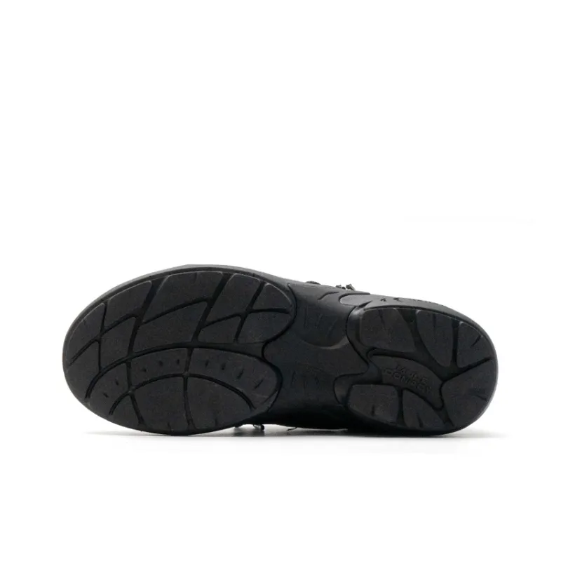 Mule Donkey Slip Resistant Low Top Casual Shoes Unisex Punk Black-6