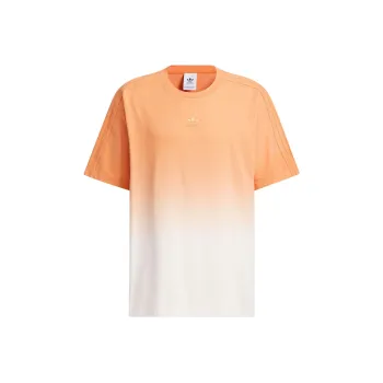 Adidas Originals T Shirt Unisex Light Khaki Brown/Pink White