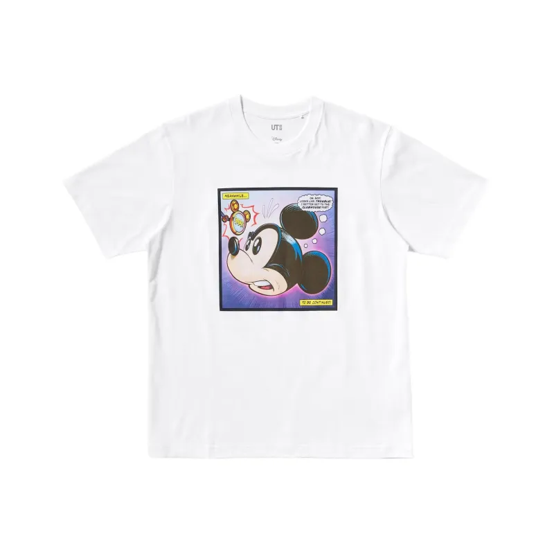 UNIQLO Disney Co brand T Shirts Unisex White-0