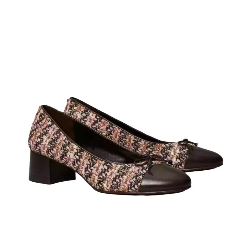TORY BURCH Chunky Heel High Heels Women's Black-2