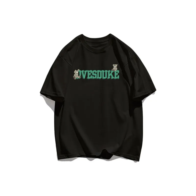 Cotton Shopping T Shirt Unisex Black-0