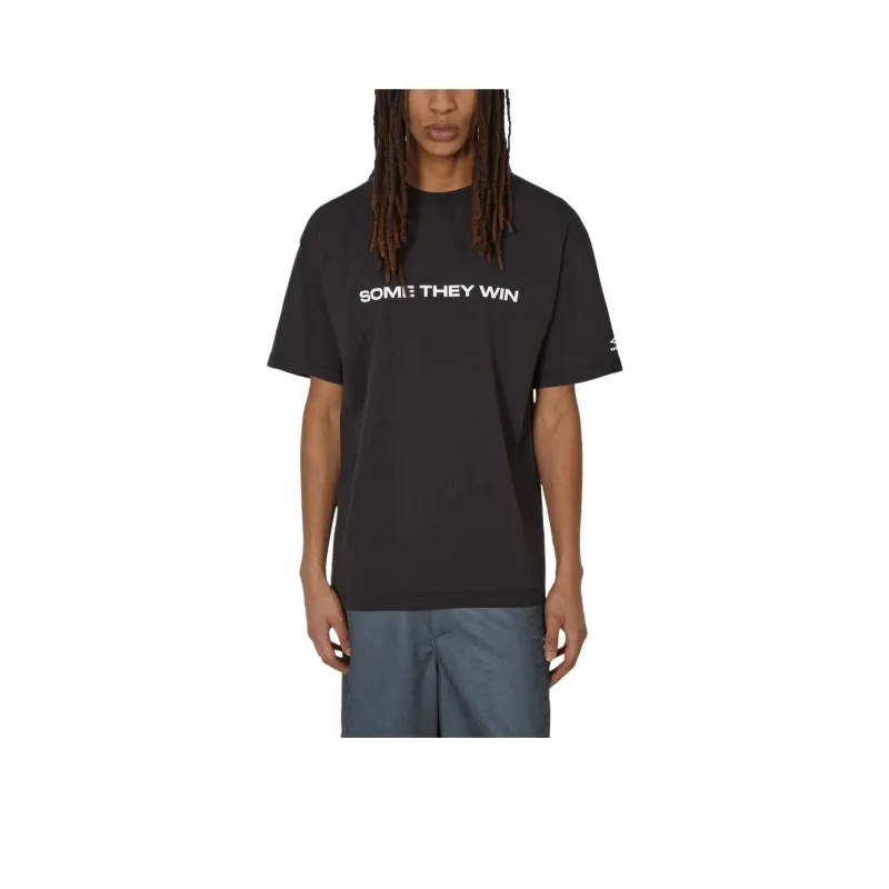Umbro x Slam Jam Letter Print Breathable Fashion Crew Neck Short Sleeved T Shirt T Shirt Men's Black-0