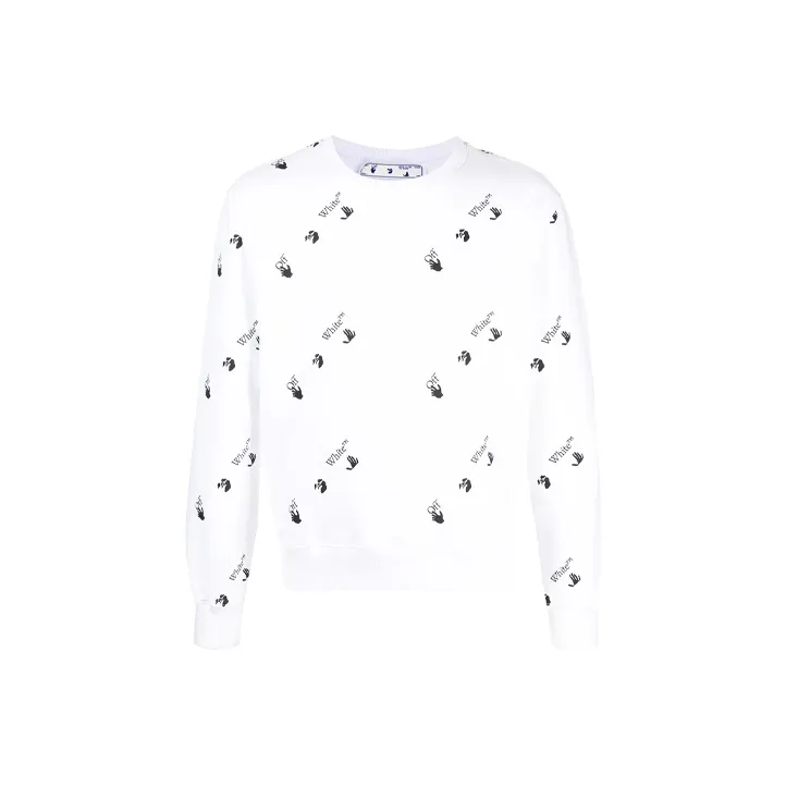 OFF-WHITE Slim Allover Crewneck -0