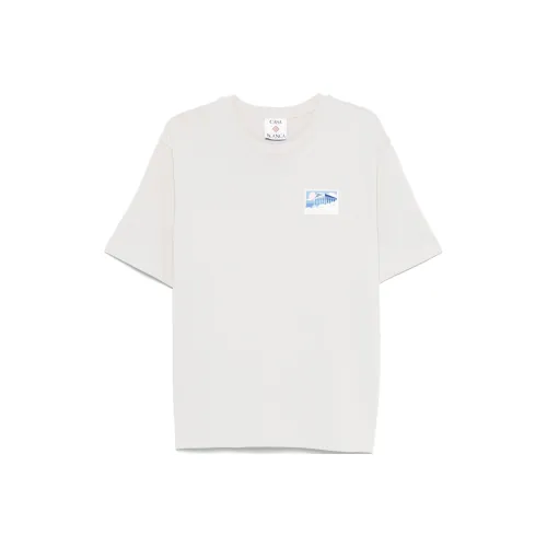 CASABLANCA Logo Patch Crewneck T Shirt