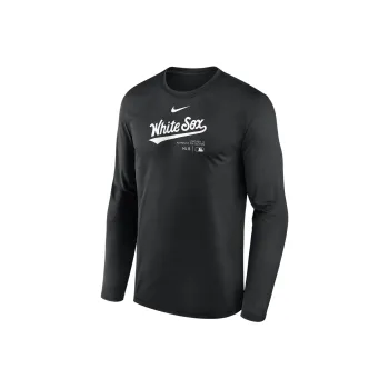 Nike Chicago White Sox Authentic Collection Practice Men's Nike Dri FIT Mlb Long Sleeve T Shirt