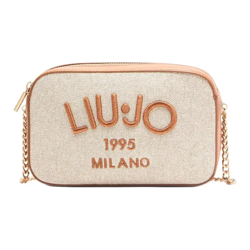 LIU·JO UOMO Polyurethane Crossbody Bag Women's Beige-0