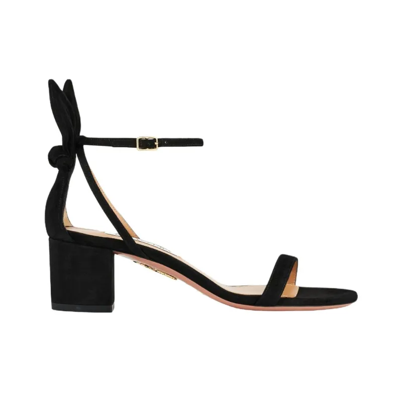 AQUAZZURA One Strap Sandals 5cm Women's Black-1