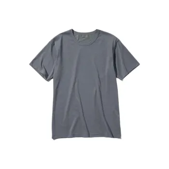 UNIQLO UNIQLO AIRism Mesh Series T Shirt Men's Asphalt Gray