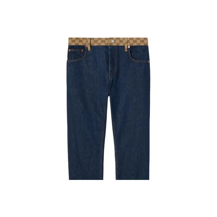 GUCCI Tapered Denim Pants-3