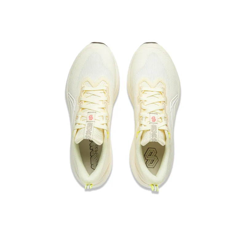LiNing Red Hare 8 Cushioning Slip Resistant Low Top Training Racing Running Shoes Women's Yellow-3
