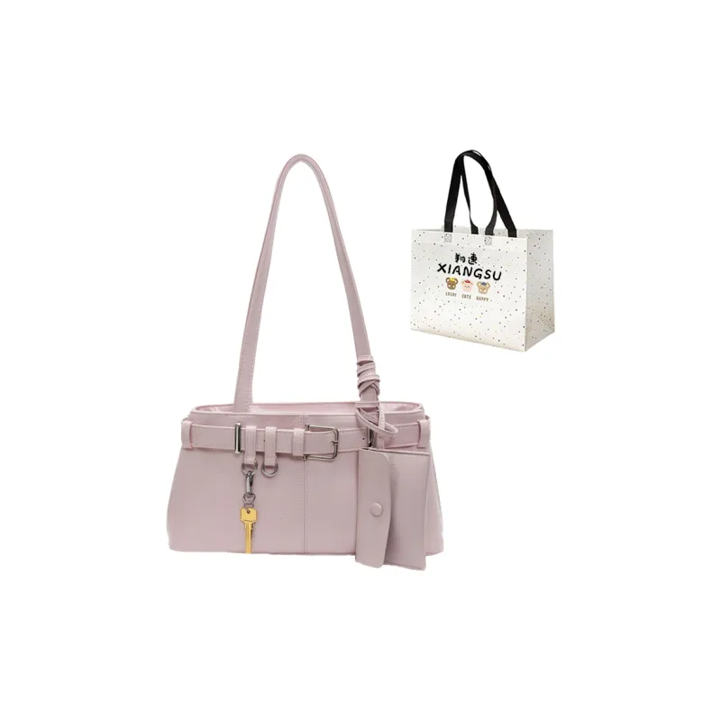 XIANGSU PU Shoulder Bag Regular Women's White/Silver/Black/Blue/Pink-24