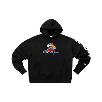 Champion x Super Mario Bros Sweatshirt US Version Men's Black