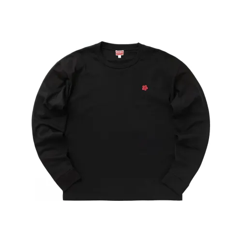 KENZO Boke Embroidered Long Sleeved T Shirt