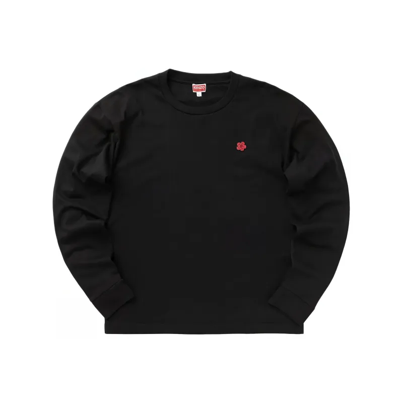 KENZO Boke Embroidered Long Sleeved T Shirt-0