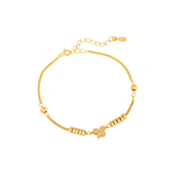 Heart Grass S925 Silver Bracelets Women's