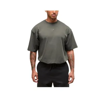 GYMSHARK Power T Shirt Men's Strength Green