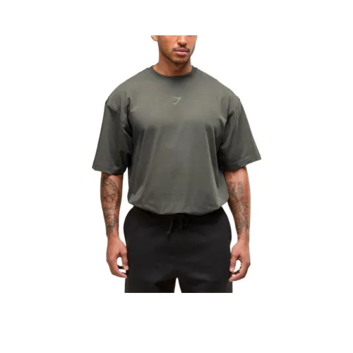 GYMSHARK Power T Shirt Men's Strength Green