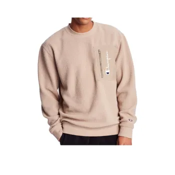 Champion Crew Neck Regular Sweatshirt Men's Khaki