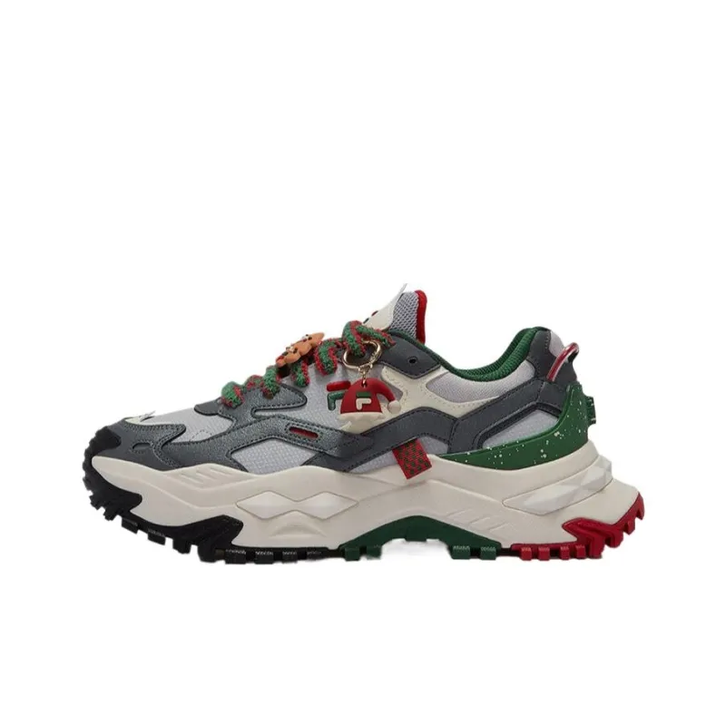 FILA FUSION BIANCO XMAS Low Top Chunky Sneakers Unisex Gray-0