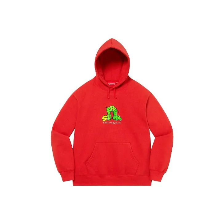 Supreme Don't Care Hooded Sweatshirt-4