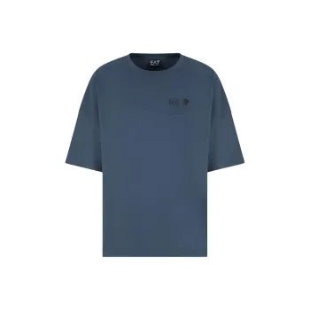 EMPORIO ARMANI EA7 T Shirt Men's Slate Gray Blue