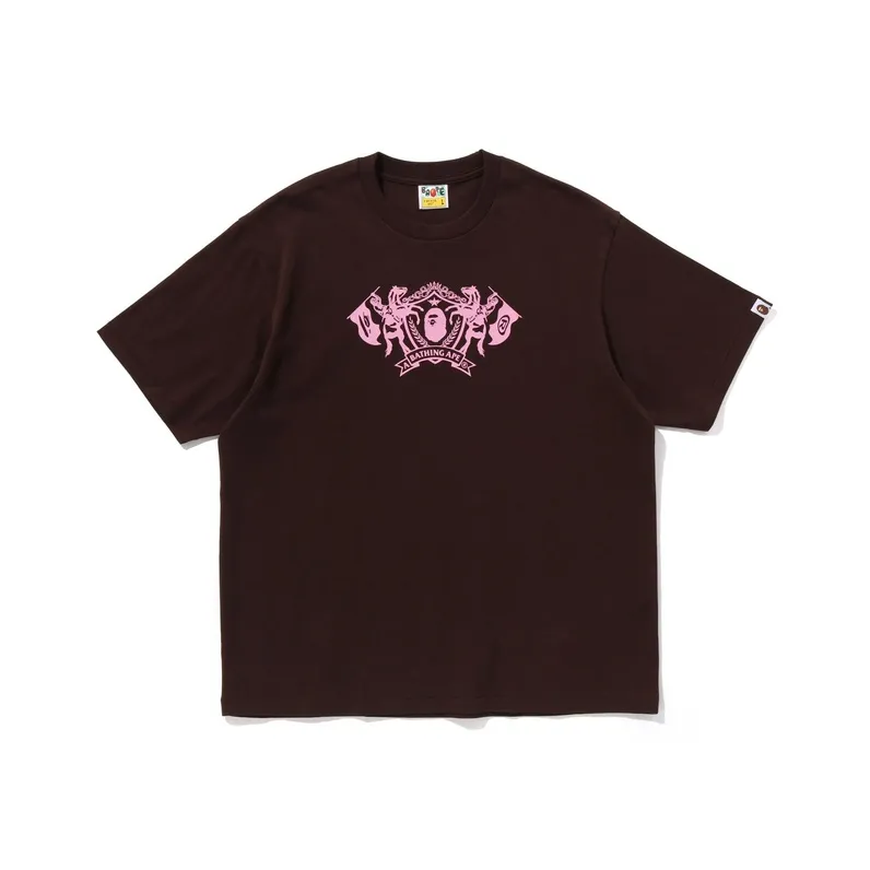 A BATHING APE College Logo Relaxed Fit Tee-1