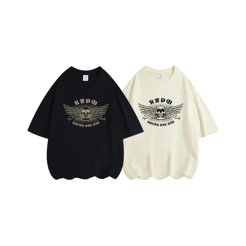 Kepu T Shirt Unisex 2 Pack 2 Pack White+White-17