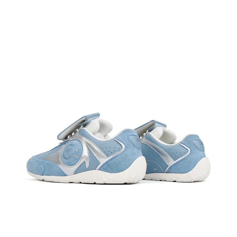 SMILEY Tennis Series Low Top Casual Shoes Women's Glacier Blue-3