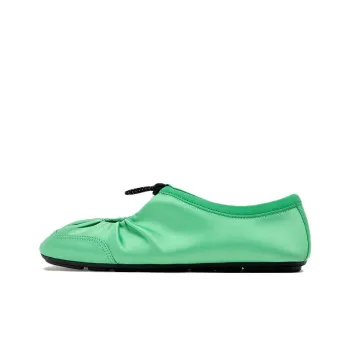 ZARA Casual Single Shoes 1cm Women's Green
